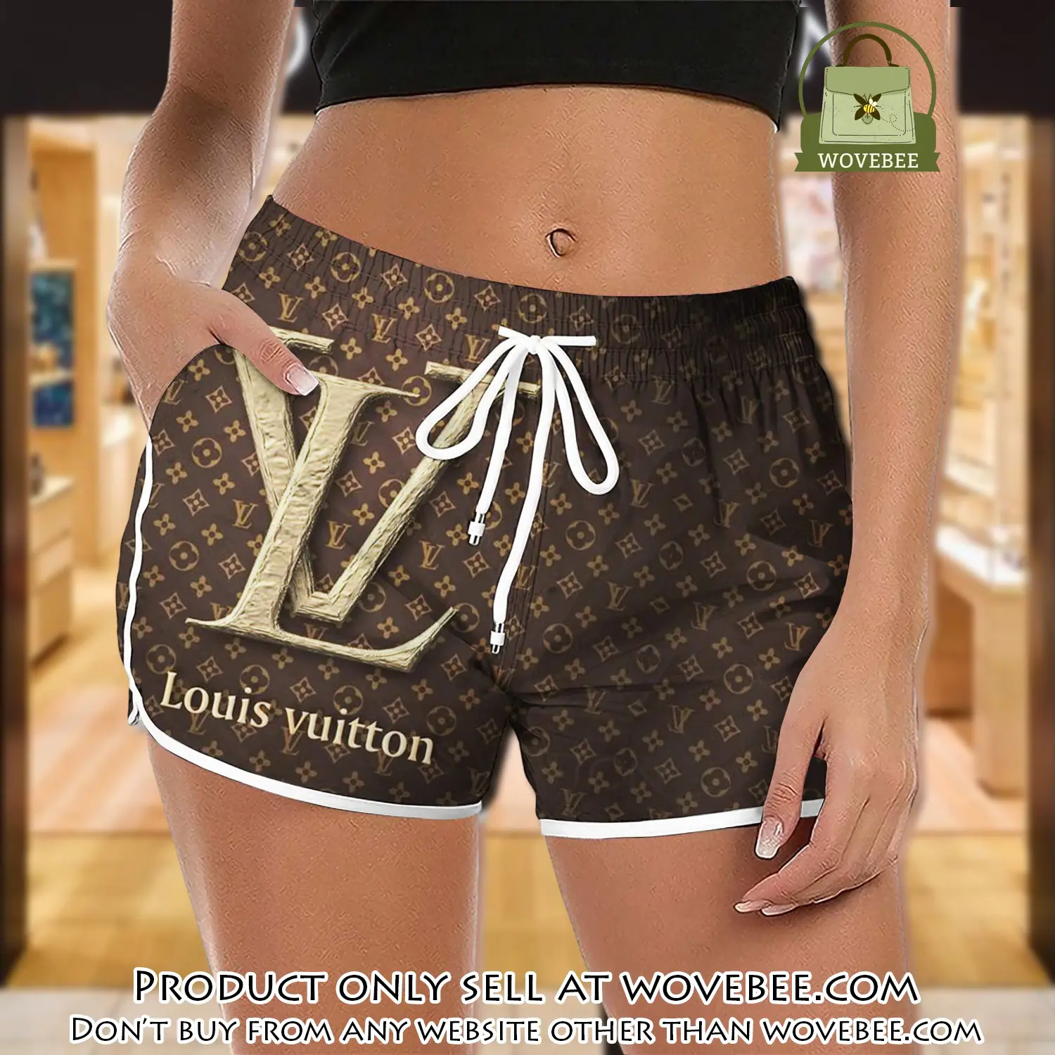Limited edition lv women shorts lady beach shorts wms1030 wvb1412221